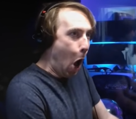 High Quality shocked Hunter Blank Meme Template