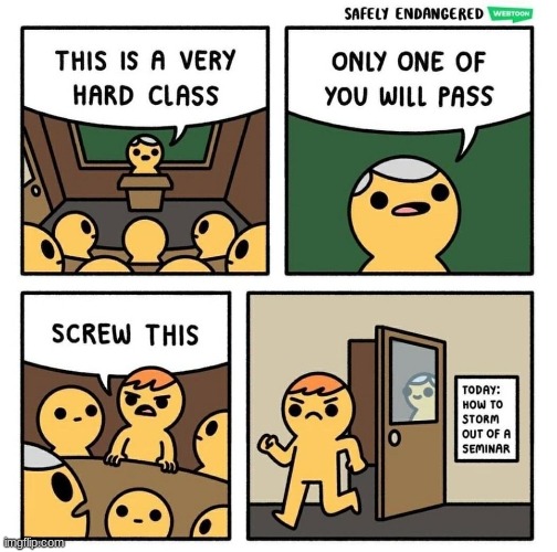 nice | image tagged in comics/cartoons,only one will pass,he passed | made w/ Imgflip meme maker