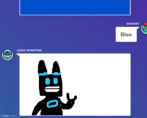 bryce say hello to my friend bloo | made w/ Imgflip meme maker