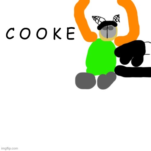 Carlos but tiky | C O O K E | image tagged in carlos but tiky | made w/ Imgflip meme maker