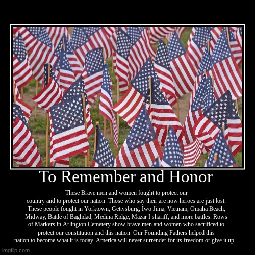 This is for memorial day | image tagged in demotivationals,america,memorial day,freedom | made w/ Imgflip demotivational maker