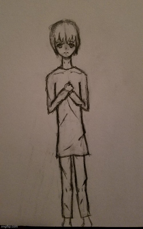this is Haru, my little angel boi, more info in comments | image tagged in oc | made w/ Imgflip meme maker