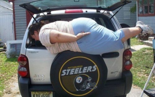 image tagged in funny,planking,fat