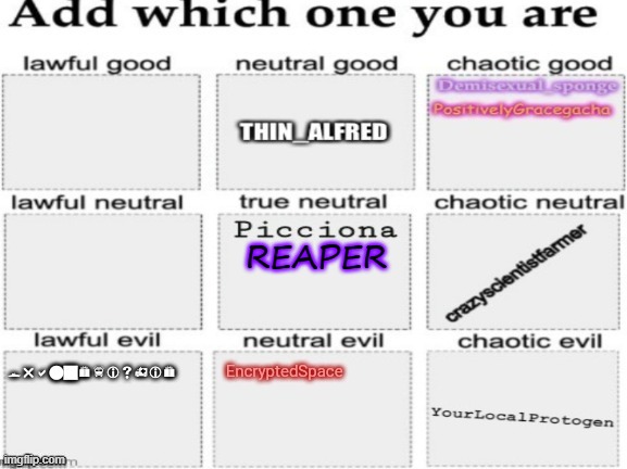 REAPER | image tagged in true neutral,bored,lgbt,everyone else was doing it | made w/ Imgflip meme maker