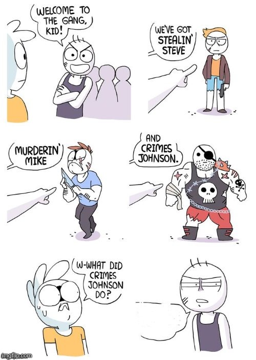 Crimes Johnson Blank Meme Template