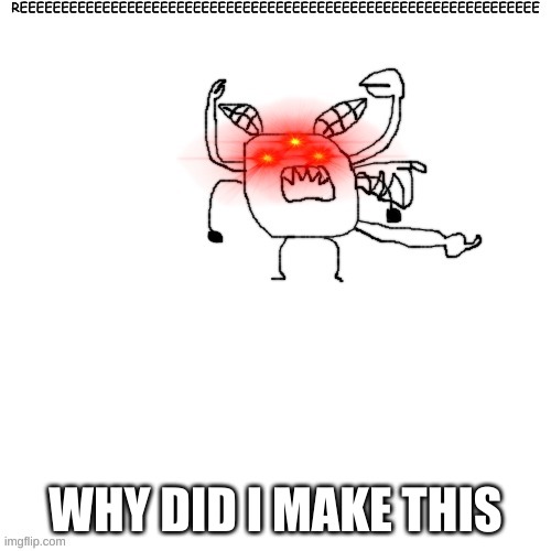 Carlos posessing Donut while reeing | WHY DID I MAKE THIS | image tagged in carlos posessing donut while reeing | made w/ Imgflip meme maker