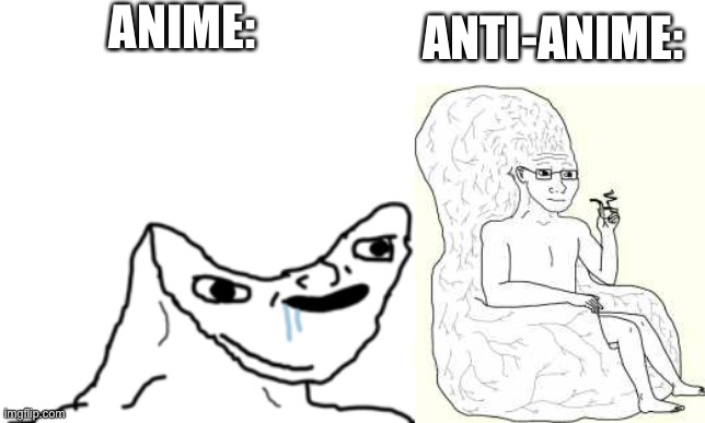 Smol brain anime vs big brain AAA - Imgflip