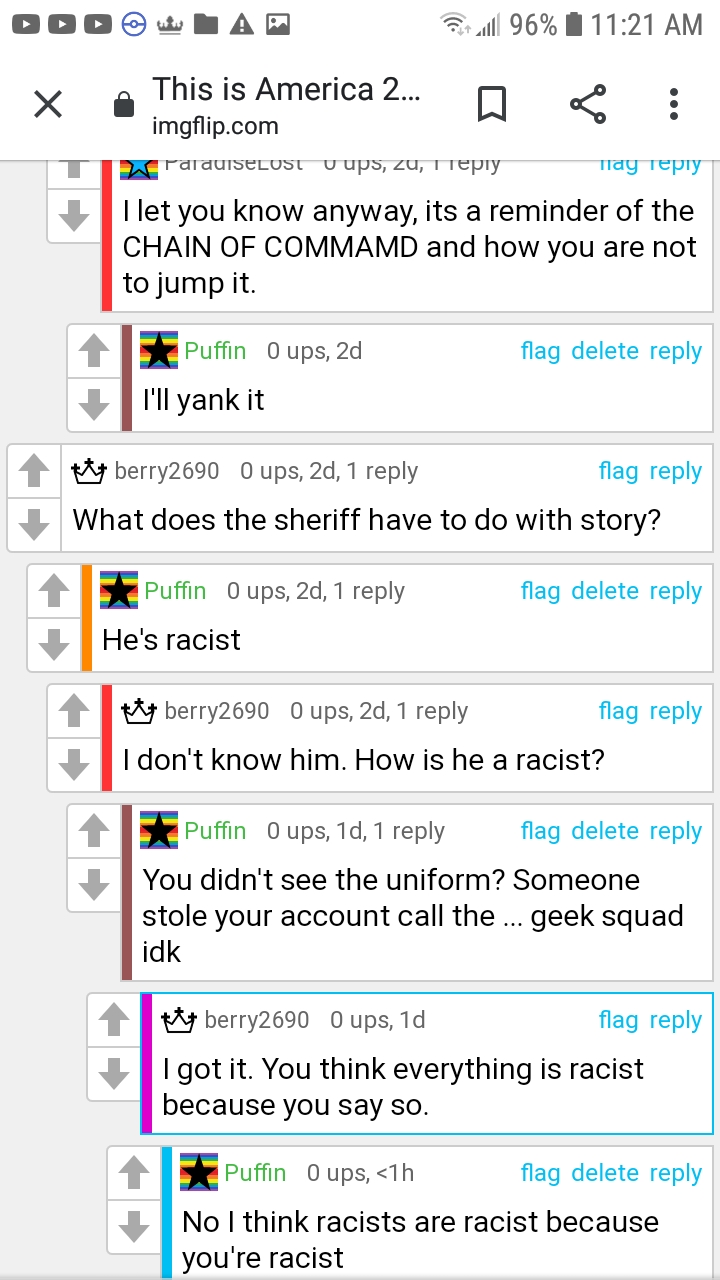 Racists are Racist Because You're Racist Blank Meme Template