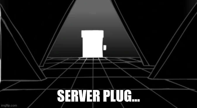 Updike background (dark) | SERVER PLUG... | image tagged in updike background dark | made w/ Imgflip meme maker