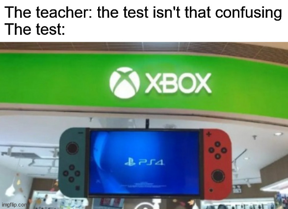 i'm feeling not good | The teacher: the test isn't that confusing
The test: | image tagged in school,cursed image,what | made w/ Imgflip meme maker