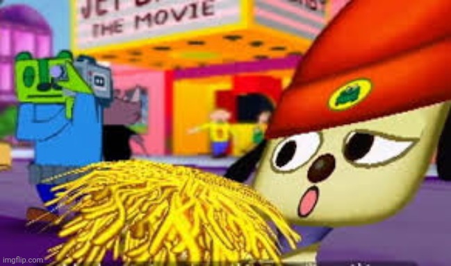 Confused PaRappa | image tagged in confused parappa | made w/ Imgflip meme maker
