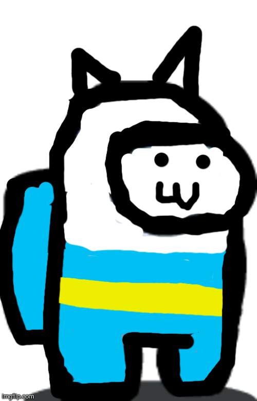 temmie in amongus | made w/ Imgflip meme maker