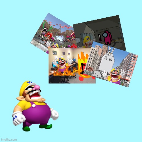 Wario dies by getting reposted by Wario dies in elec after calling Red "Sus".mp3, Wario dies in Octo Canyon after touching an oc | image tagged in memes,blank transparent square | made w/ Imgflip meme maker