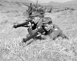 canadian snipers in the Korean war Blank Meme Template