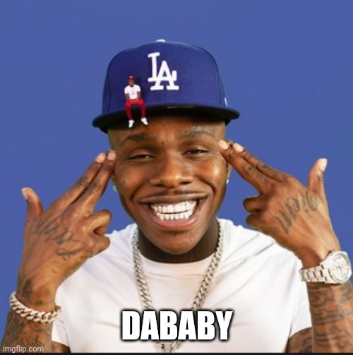 Baby On Baby Album Cover Dababy | DABABY | image tagged in baby on baby album cover dababy | made w/ Imgflip meme maker