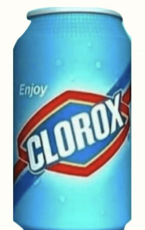 High Quality Clorox soda Blank Meme Template