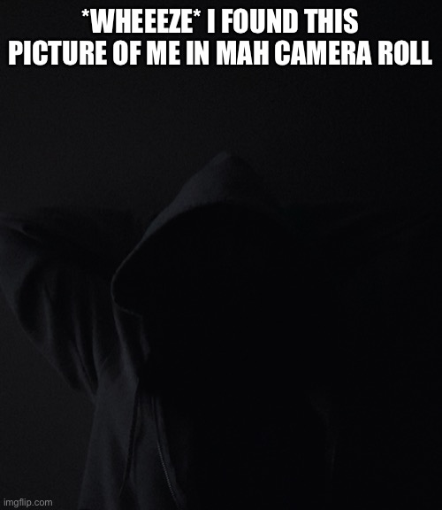 Ima go offline now cya | *WHEEEZE* I FOUND THIS PICTURE OF ME IN MAH CAMERA ROLL | made w/ Imgflip meme maker
