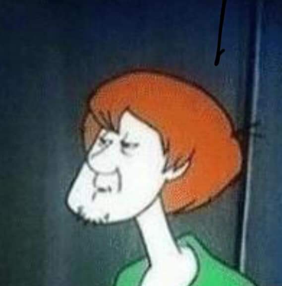High Quality Shaggy sees what you did there Blank Meme Template