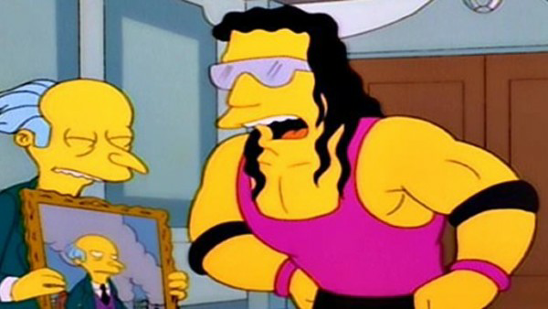High Quality Bret Hart and Mr. Burns Simpsons Blank Meme Template
