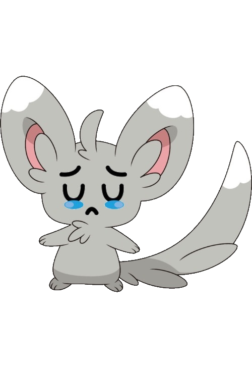 High Quality Sad Kawaii Minccino Blank Meme Template