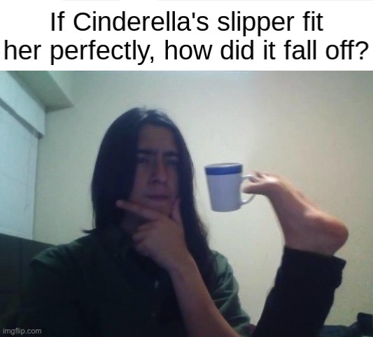 Cinderella slipper | image tagged in slipper,shoe,question,disney,fairy tail | made w/ Imgflip meme maker