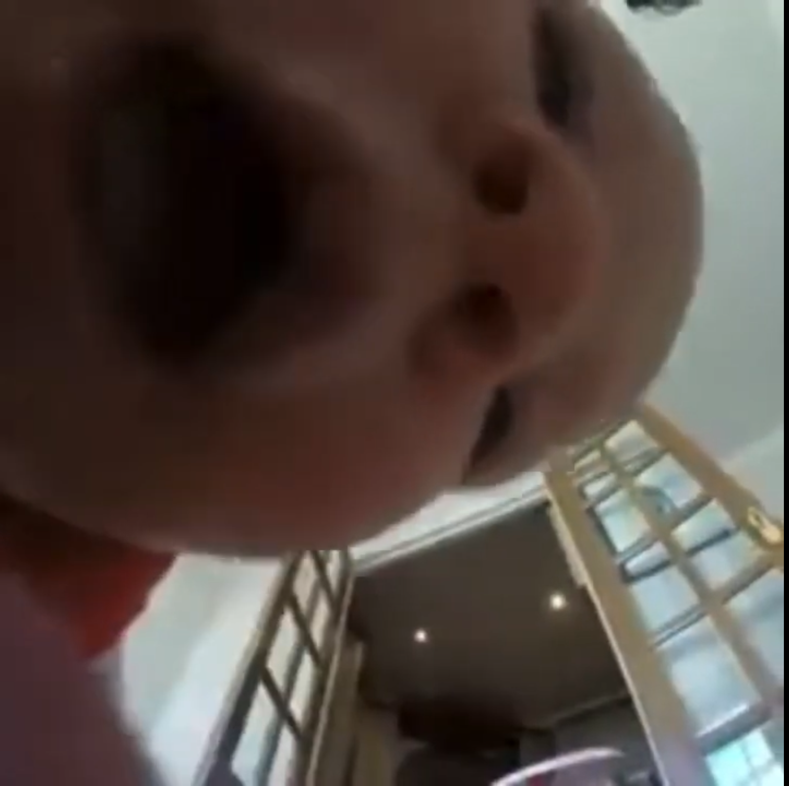 Baby eats Camera Blank Meme Template