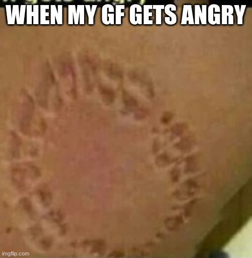 WHEN MY GF GETS ANGRY | made w/ Imgflip meme maker