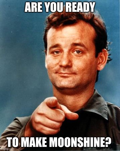 Bill Murray  | ARE YOU READY; TO MAKE MOONSHINE? | image tagged in bill murray | made w/ Imgflip meme maker