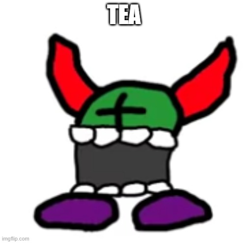 TRICKY ISS AMOGUS | TEA | image tagged in tricky iss amogus | made w/ Imgflip meme maker