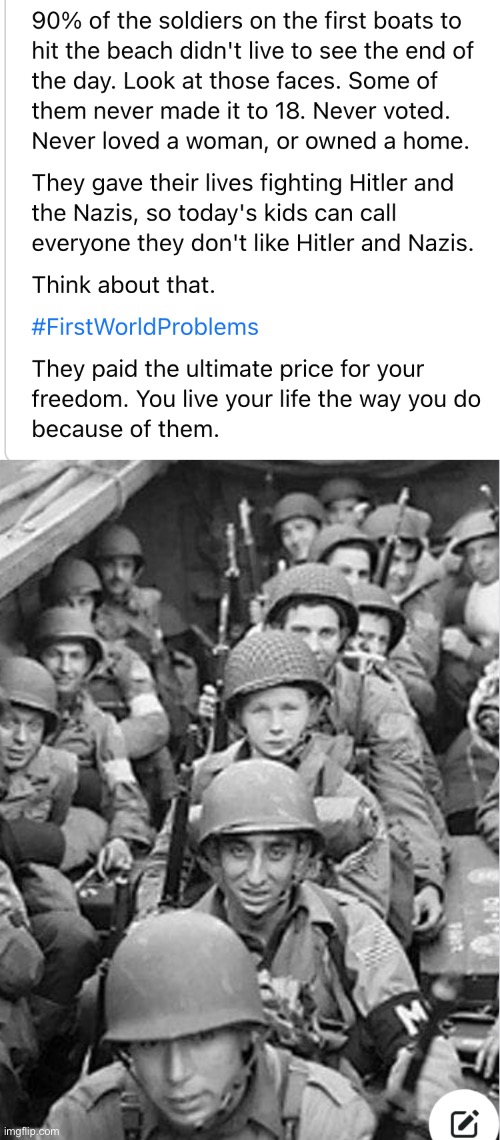 Battle of Normandy | image tagged in normandy,memorial day,liberal logic,memes,millennials,generation z | made w/ Imgflip meme maker