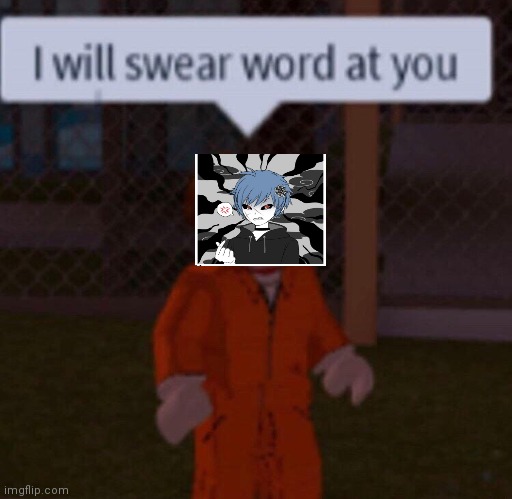 I will swear word at you | image tagged in i will swear word at you | made w/ Imgflip meme maker