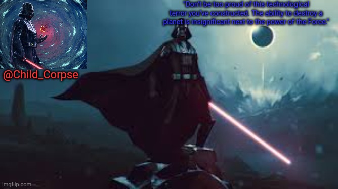 Darth Vader Blank Meme Template