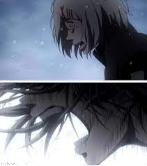 New template | image tagged in juuzou sad | made w/ Imgflip meme maker