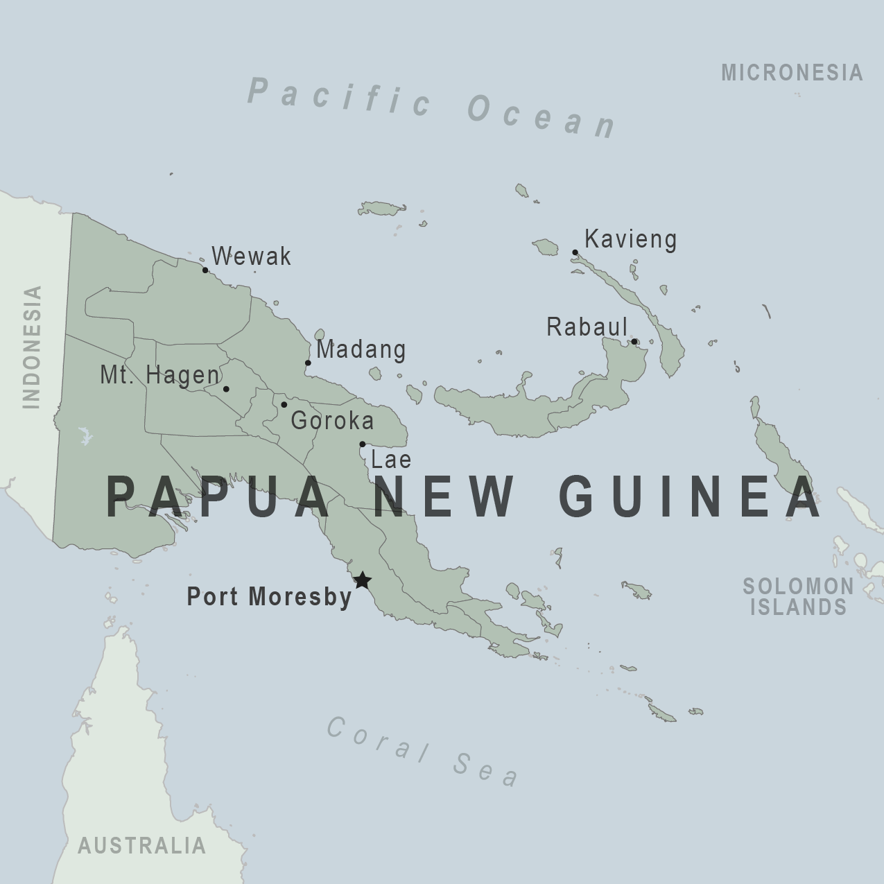 Papua New Guinea Blank Meme Template