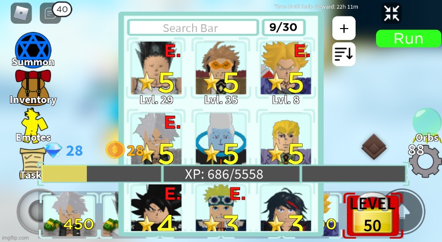 My inventory in all star tower defense | made w/ Imgflip meme maker