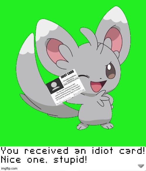 POV: you ignored the TOS | image tagged in you received an idiot card | made w/ Imgflip meme maker