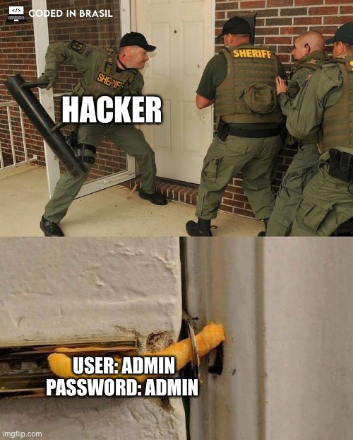 Best password | HACKER; USER: ADMIN
PASSWORD: ADMIN | image tagged in hackers,programming,memes,technology,tech | made w/ Imgflip meme maker