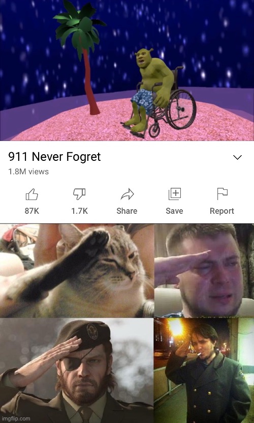 Never forget 911 | image tagged in ozon's salute,funny,memes,9/11 | made w/ Imgflip meme maker