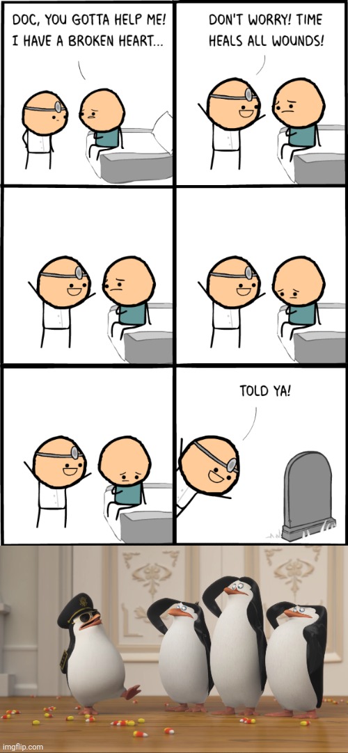 The time of death | image tagged in saluting skipper,cyanide and happiness,death,comic,dark humor,meme | made w/ Imgflip meme maker