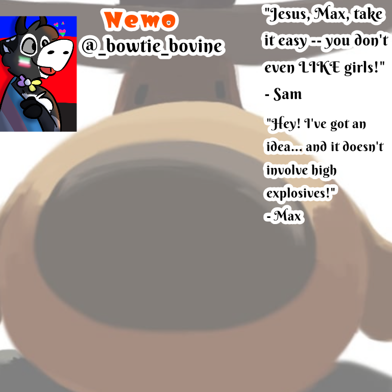 Nemo's announcement template sam and max Blank Meme Template