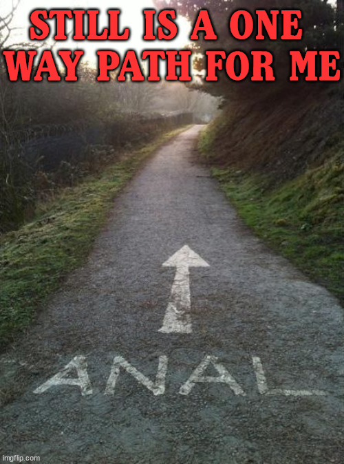 STILL IS A ONE 
WAY PATH FOR ME | image tagged in path,one does not simply | made w/ Imgflip meme maker