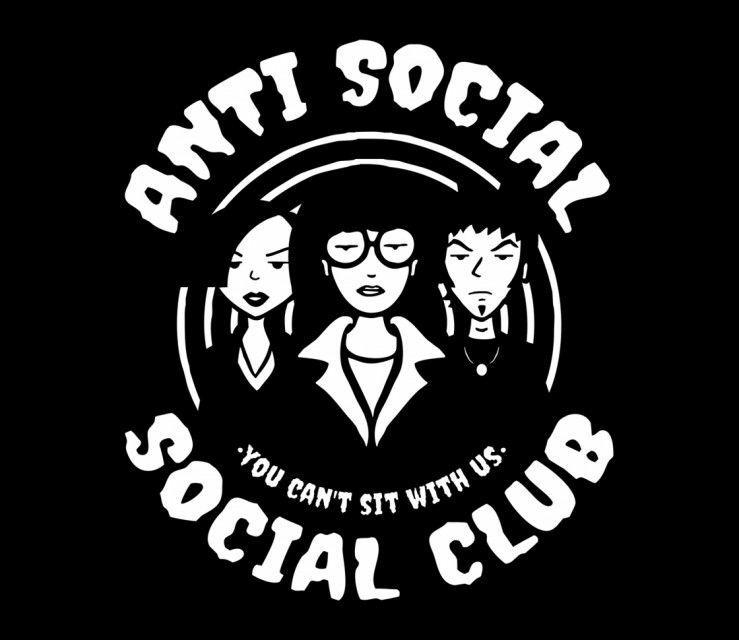 Daria antisocial social club Blank Meme Template