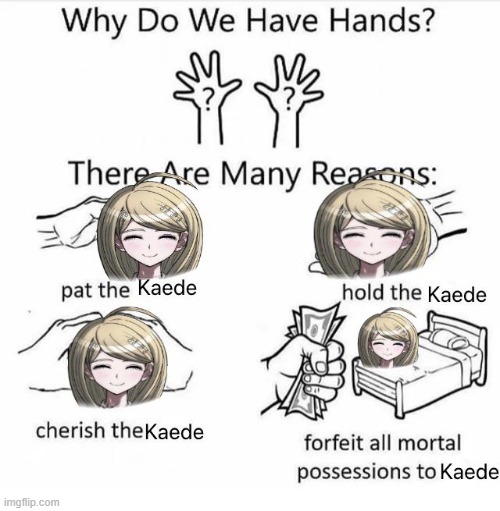 Very kaede | image tagged in danganronpa,anime,hello there | made w/ Imgflip meme maker