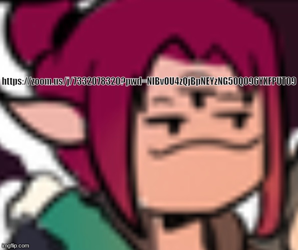 smug boscha | https://zoom.us/j/7332078320?pwd=NlBvOU4zQjBpNEYzNG50Q096YXFPUT09 | image tagged in smug boscha | made w/ Imgflip meme maker