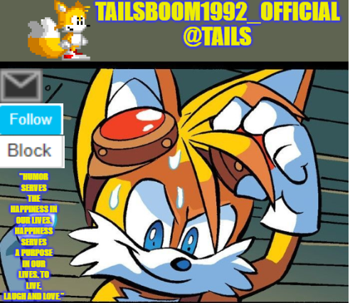 TailsBOOM1992_official tails template Blank Meme Template