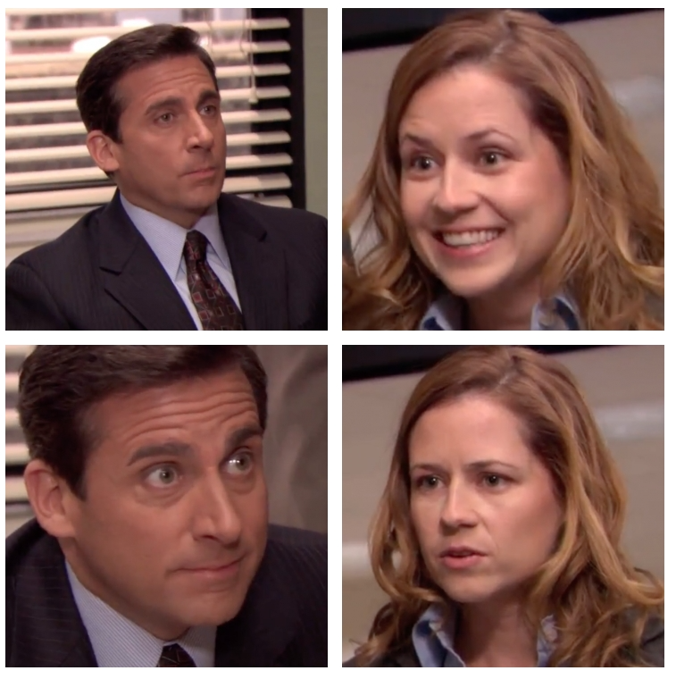 High Quality The office for the better right ? Blank Meme Template