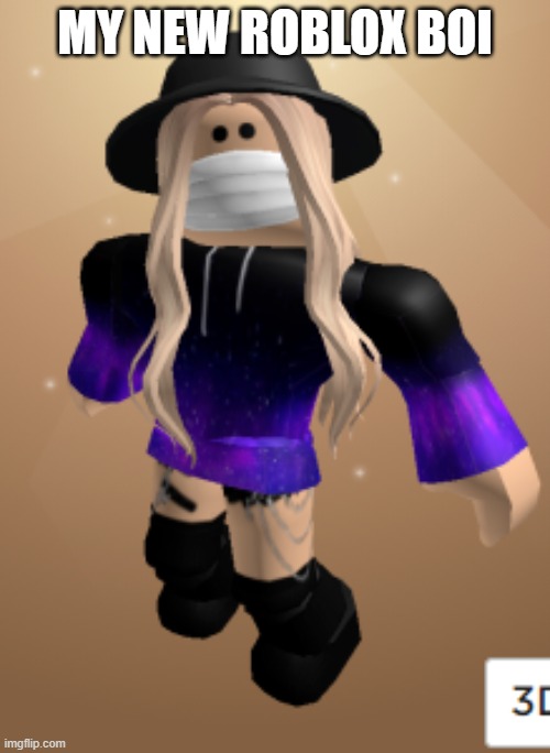 my reblox | MY NEW ROBLOX BOI | image tagged in roblox,non man | made w/ Imgflip meme maker