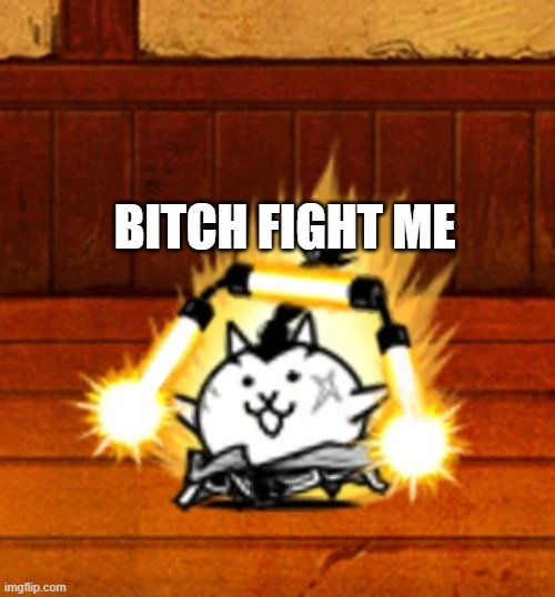 fight him. | made w/ Imgflip meme maker