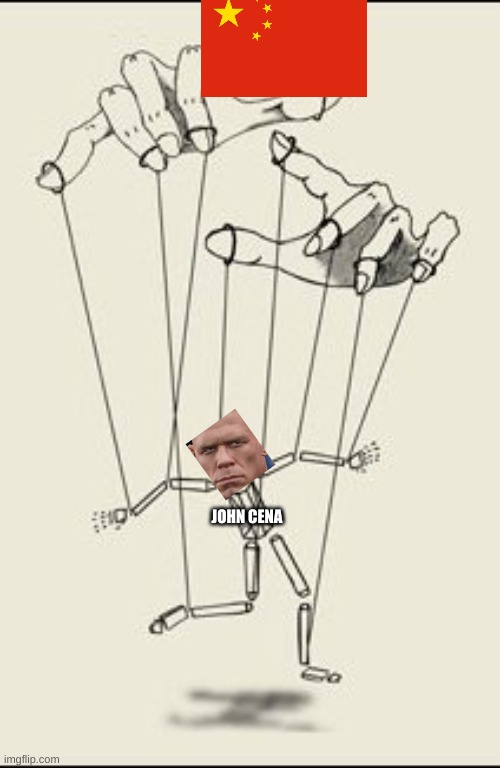 Puppet master | JOHN CENA | image tagged in puppet master | made w/ Imgflip meme maker