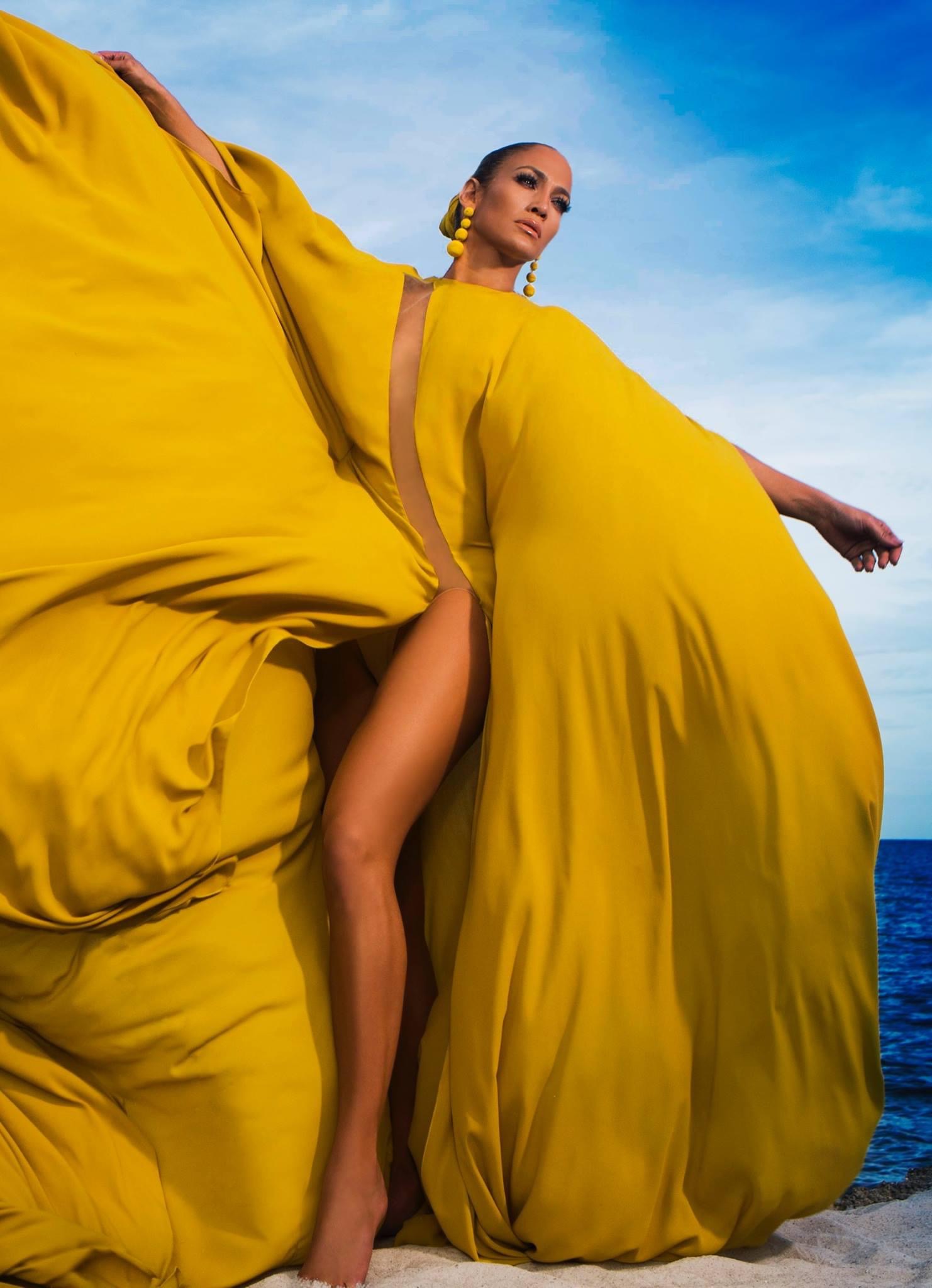 High Quality Jennifer Lopez yellow Blank Meme Template